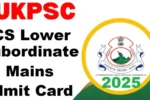 UKPSC lower PCS