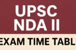 UPSC NDA Admit Card 2025