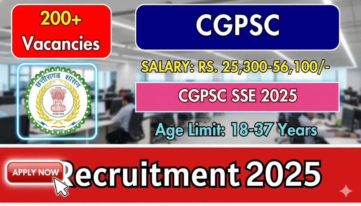CGPSC Recruitment 2025