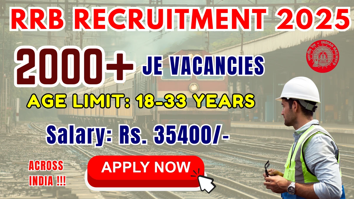 RRB JE RECRUITMENT 2025