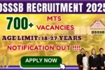 DSSSB Recruitment 2025