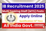IB MTS Recruitment 2025