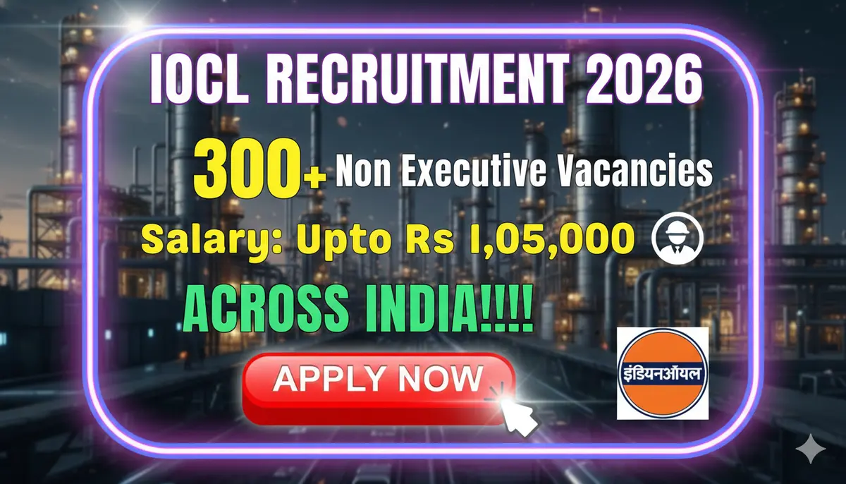 IOCL Non-executive recruitment 2026