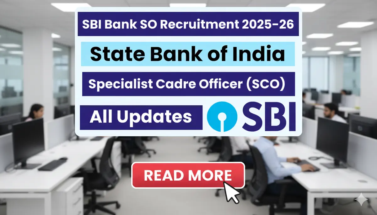 SBI SO Recruitment 2025