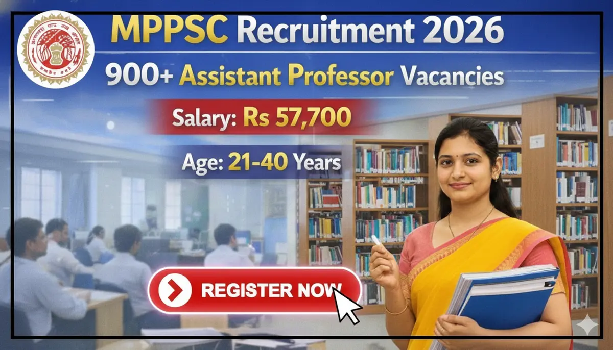 MPPSC Assistant Professor Recruitment 2026