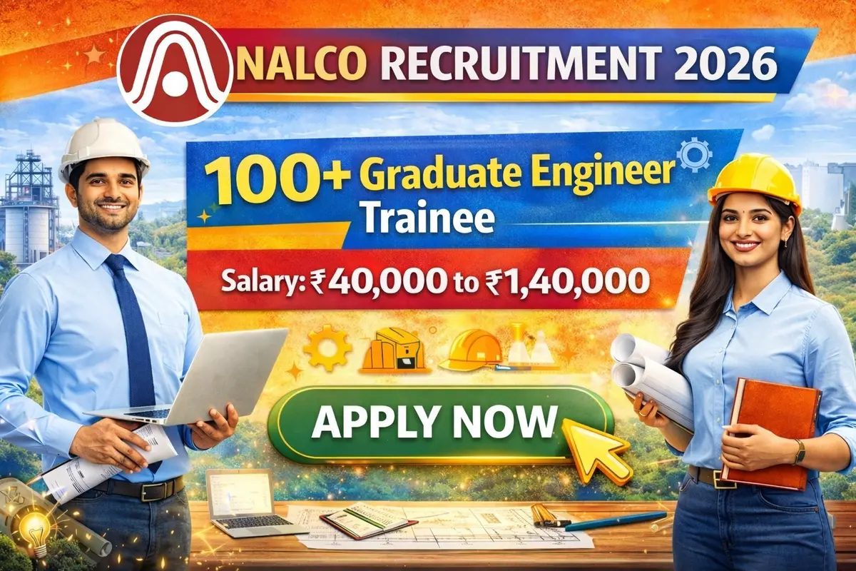 NALCO Graduate Engineer Trainee Recruitment 2026