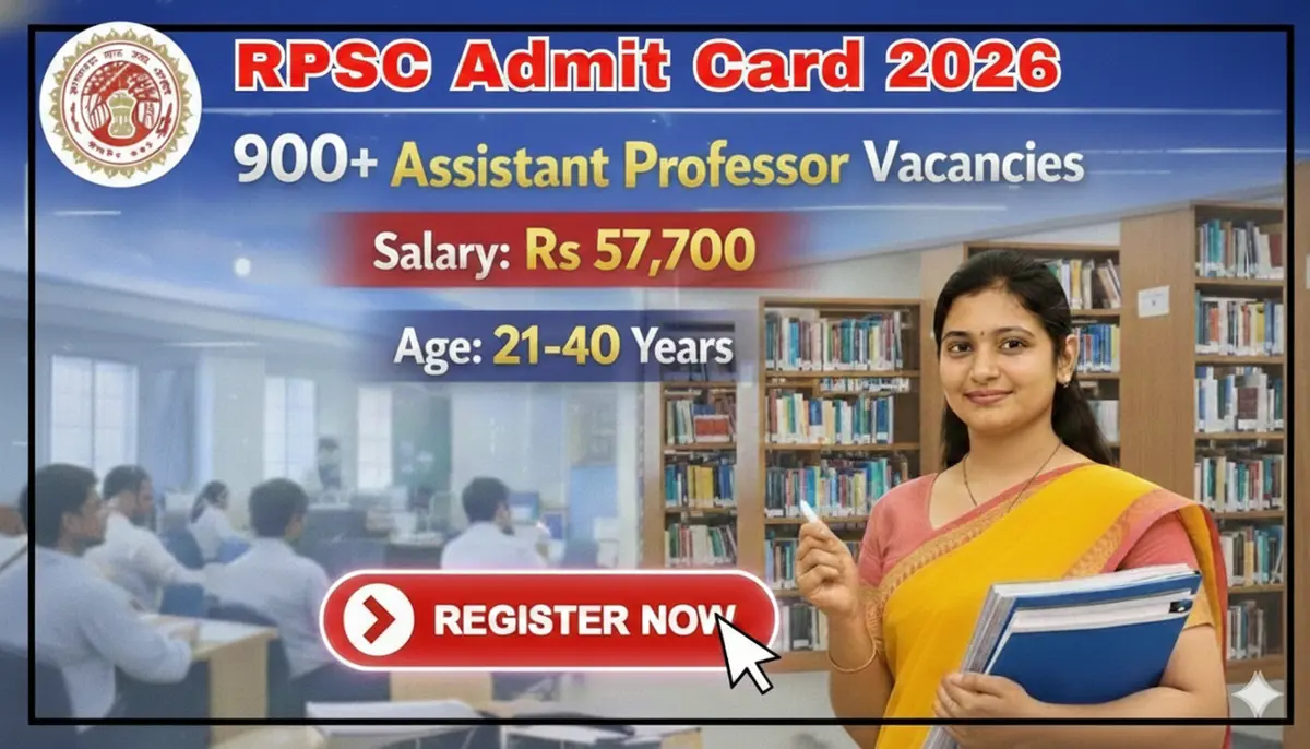 RPSC LECTURER ADMIT CARD 2026