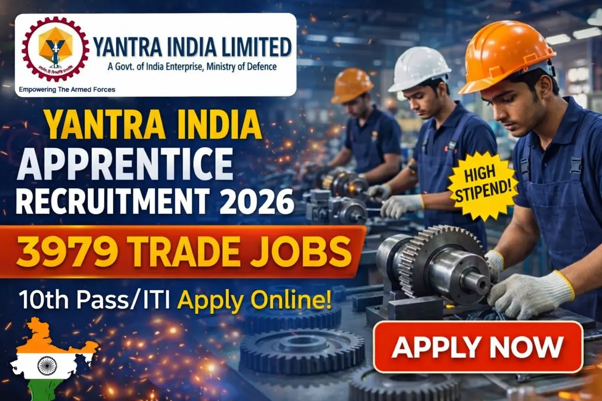 Yantra India Apprentice Recruitment 2026