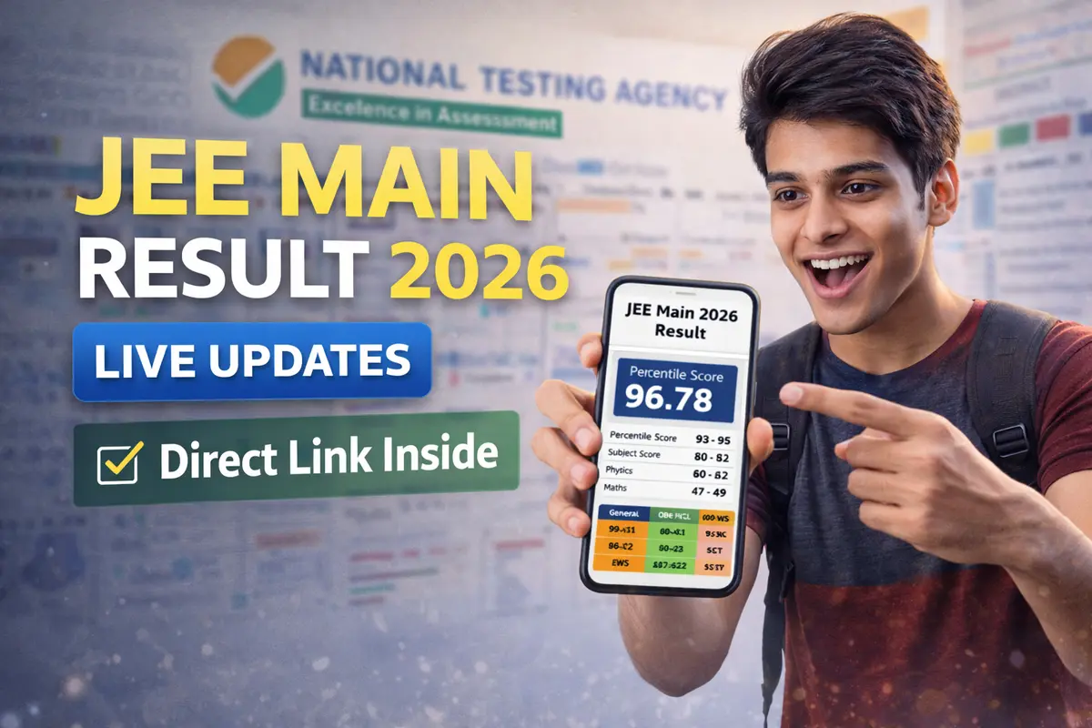 JEE Main Result 2026 OUT!