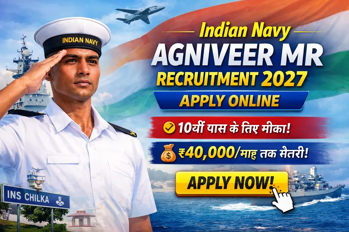 Indian Navy Agniveer MR Recruitment 2027 Apply Online